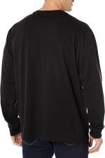 Carhartt Men's Loose Fit Heavyweight Long-Sleeve Pocket Henley T-Shirt - Image 3